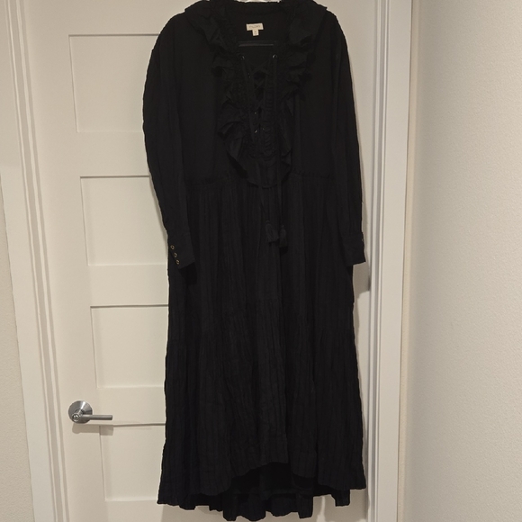 Pilcro Dresses & Skirts - Pilcro Anthroplogie Whimsy Goth Maxi Long Sleeve Dress